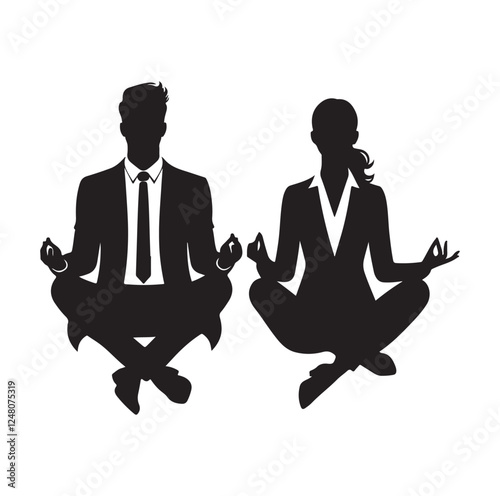 ATV four wheeler riding silhouette vector illustration