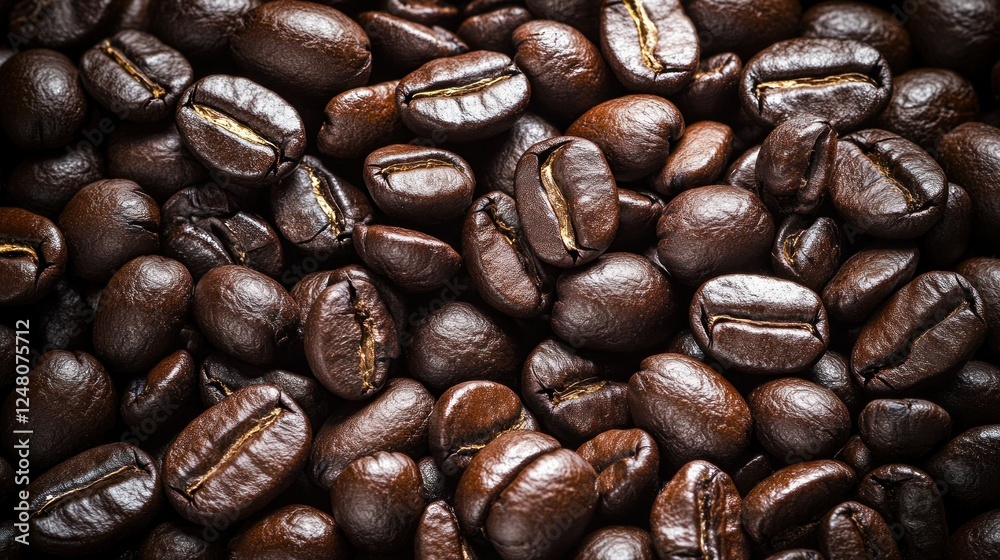 Obraz premium Roasted Coffee Beans Close Up