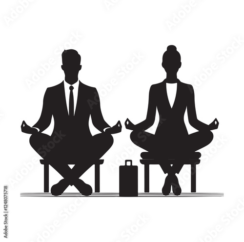 ATV four wheeler riding silhouette vector illustration