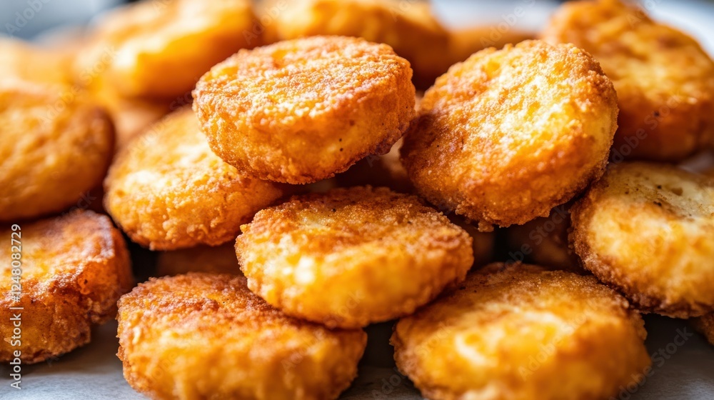 Close-up of Fried Food on White Surface Close-up of Fried Food on White Surface