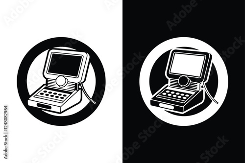 Ultrasound Icon Silhouette Pixel Perfect Vector Design