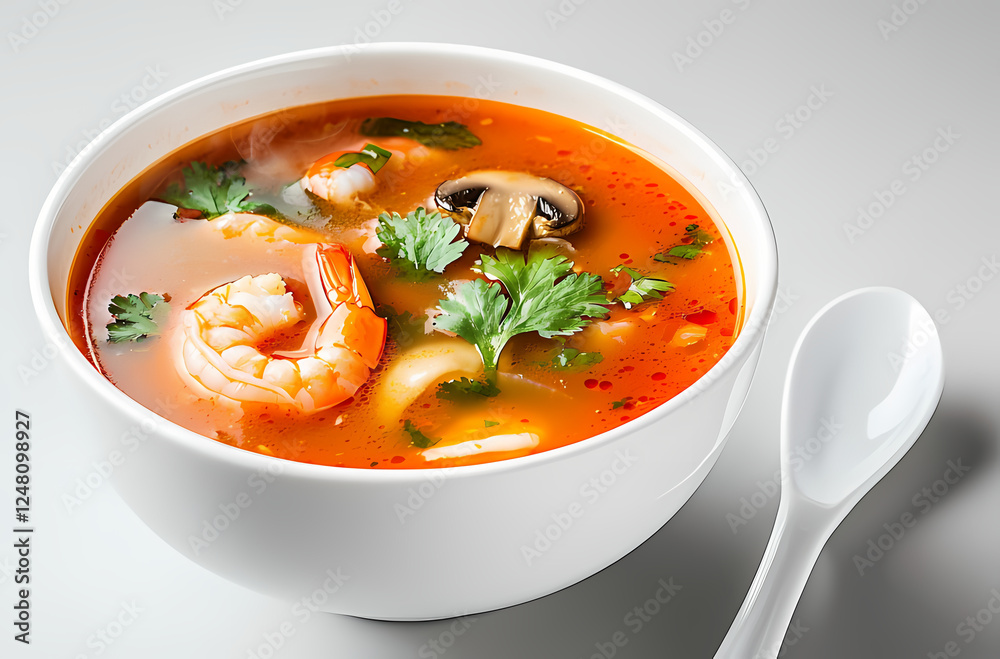 Authentic Tom Yum Goong, Spicy Thai Shrimp Soup Authentic Tom Yum Goong, Spicy Thai Shrimp Soup