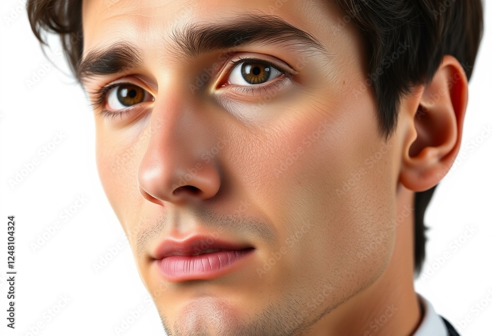 Fototapeta premium Photorealistic male portrait
