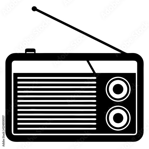 retro radio set