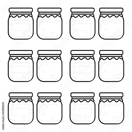 Glass jar