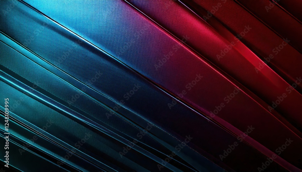 Fototapeta premium An Exquisite Display of Glossy Gradient Textures Featuring Deep Blues and Rich Reds in an Enigmatic Arrangement Evoking Depth and Elegance with a Mystical Atmosphere and Artistic Flair.
