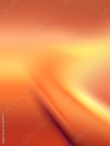 Glowing orange abstract background with fiery waves and bright energy