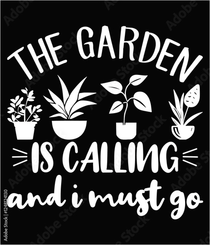 The garden is calling and I must go printable cut file.