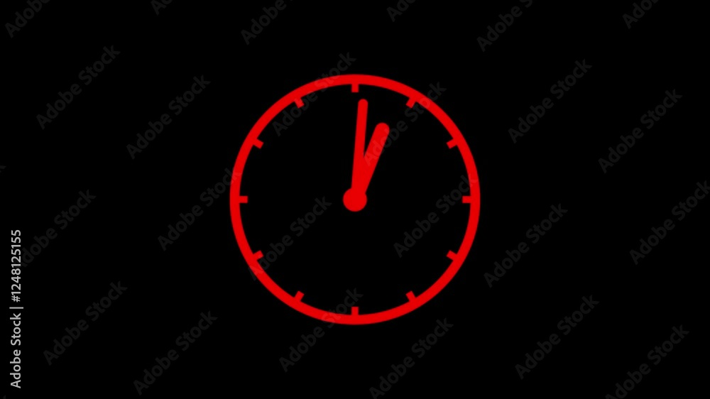 elegant clock concept on white background. slim round watch. analog clock illustration elegant clock concept on white background. slim round watch. analog clock illustration