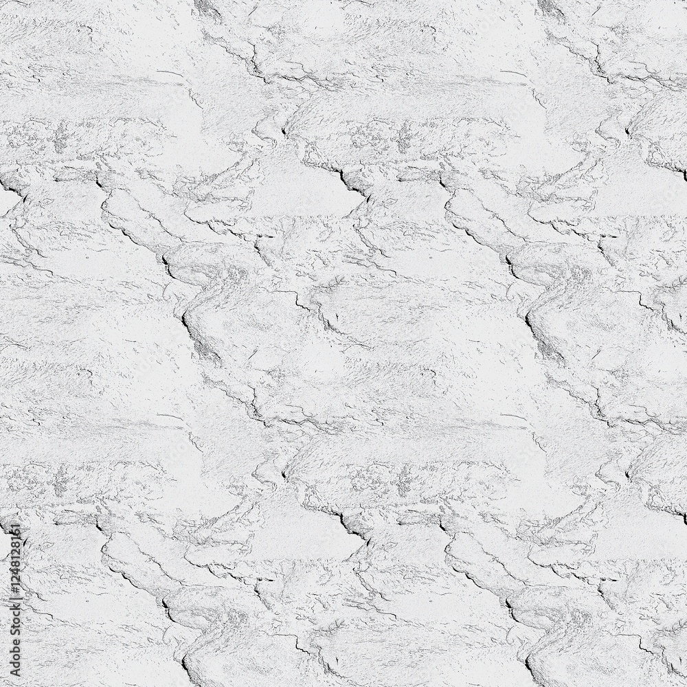 Obraz premium cracked stone wall background. seamless pattern