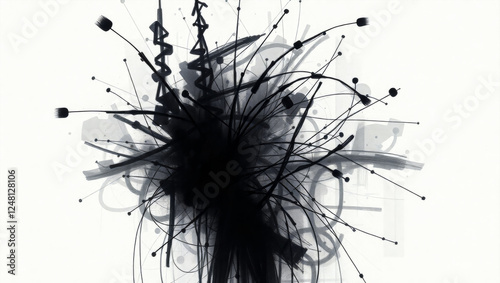 black ink splat