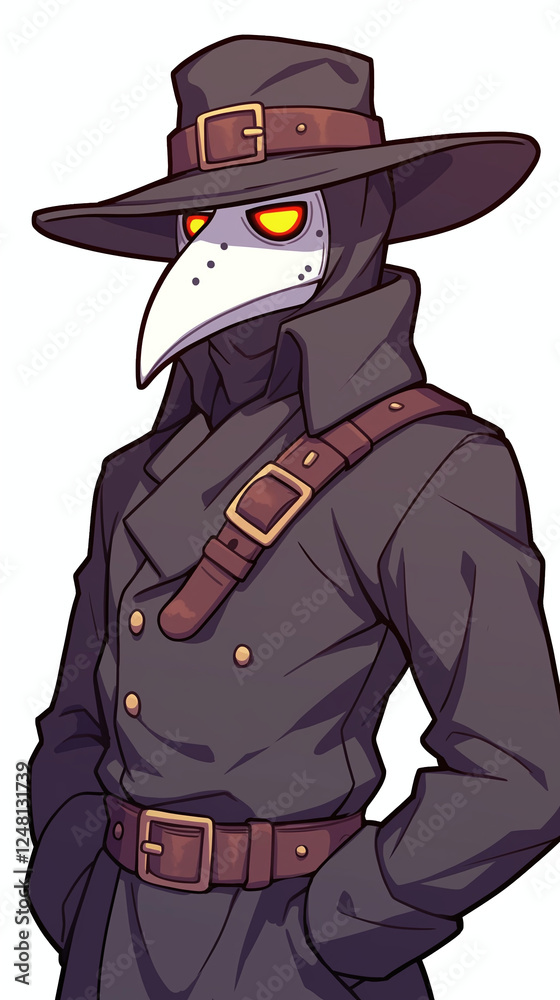 Plague Doctor Illustration - Detailed Character Art Plague Doctor Illustration - Detailed Character Art