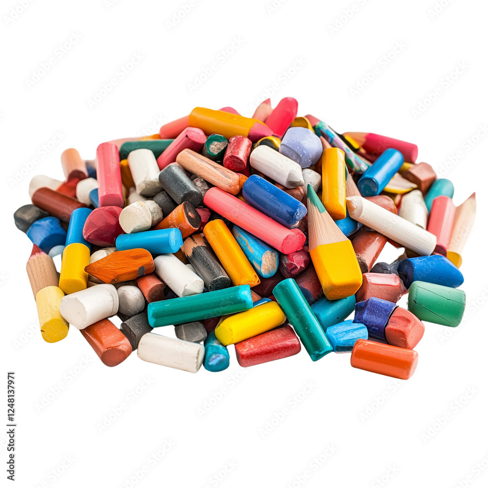 Colorful Crayons Pencils Pile Art Supplies Drawing Craft, Transparent Background, Ai Generated Images Colorful Crayons Pencils Pile Art Supplies Drawing Craft, Transparent Background, Ai Generated Images