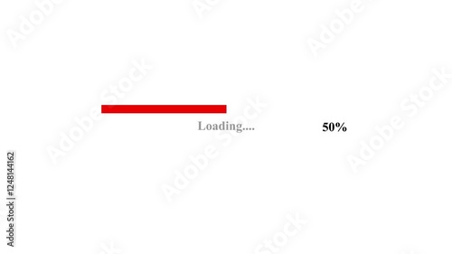 new Loading bar downloading progress animation transfer 0-100 on black and white backround-2025 new file