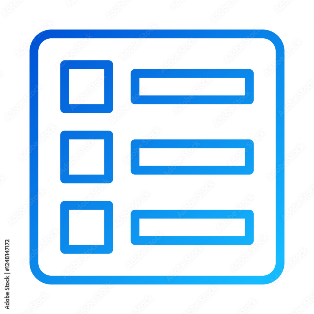 Checklist Icon, Task List or Survey Form Sign Checklist Icon, Task List or Survey Form Sign