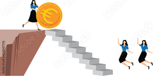Make money. Euro inflation, depreciation of the euro.Currency crisis