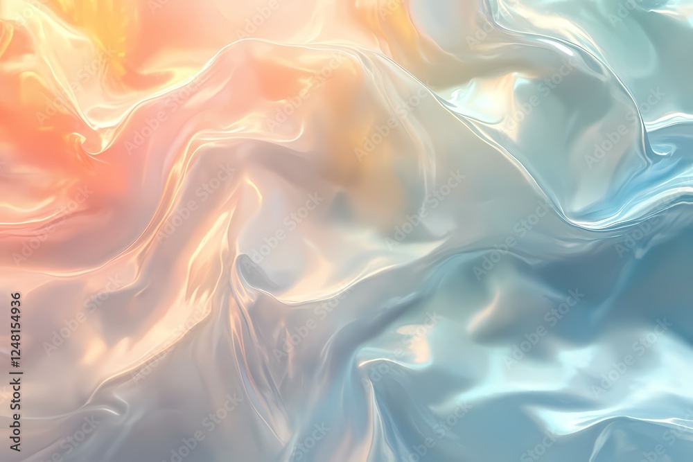Opalescent background. elegant looking. light blue, silver and gold tones gradient. unicorn-like marble. with glitter and waves Opalescent background. elegant looking. light blue, silver and gold tones gradient. unicorn-like marble. with glitter and waves