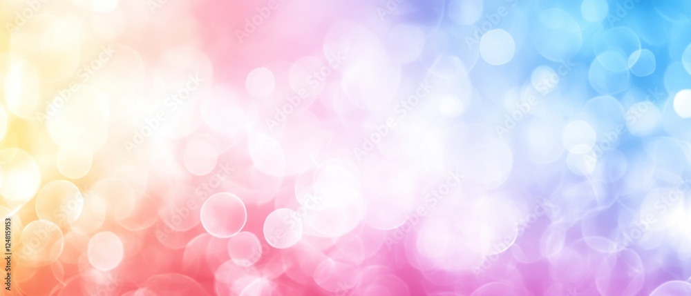 Vibrant abstract background with colorful bokeh effects Vibrant abstract background with colorful bokeh effects