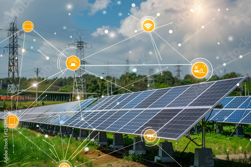 Wallpaper Mural Detailed Illustration of Different Types of Photovoltaic (PV) Systems Torontodigital.ca