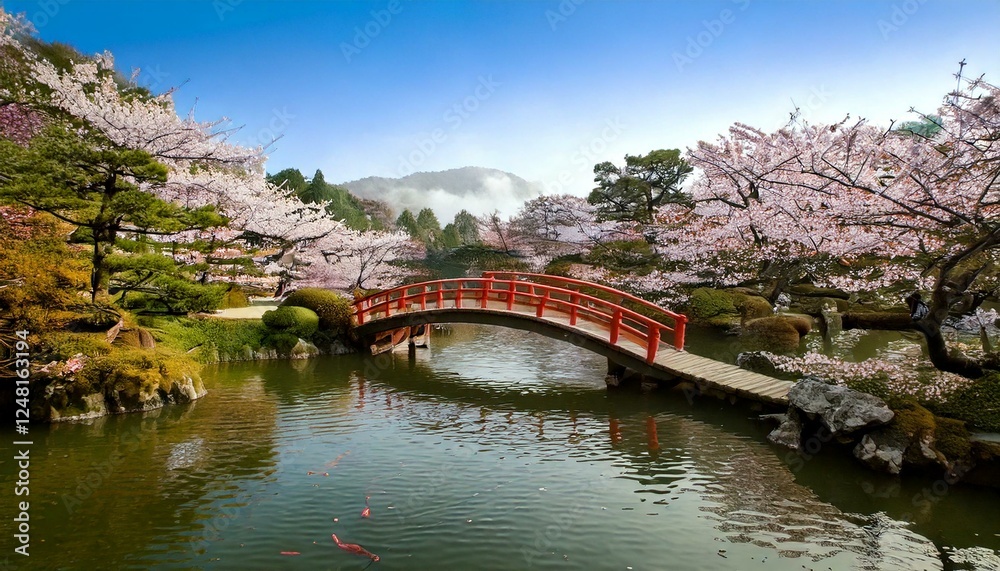 Obraz premium bridge over the river