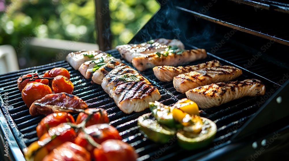 Grilling delicious fish throughout the colder months