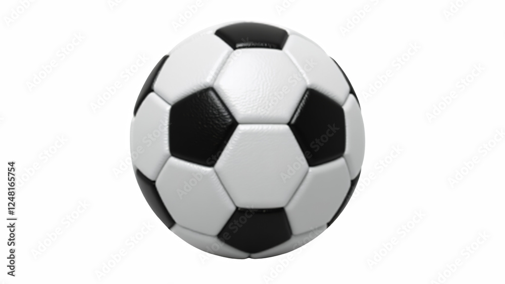 soccer ball isolated on white