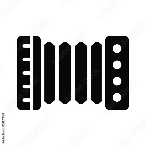 Grab this amazing icon of accordion in modern style
