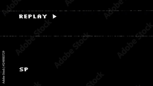 Replay Film overlay with apha channel background