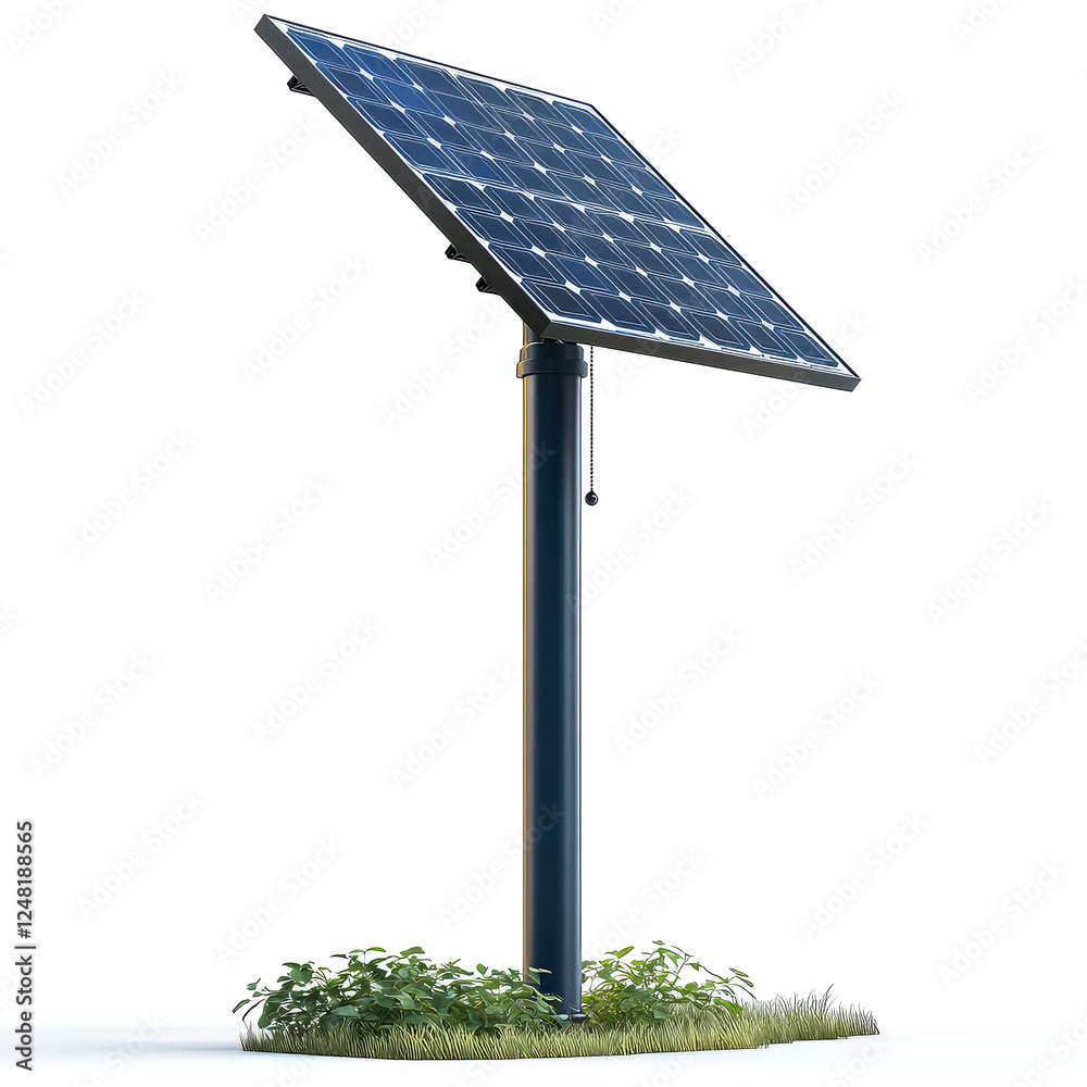 Obraz premium Standalone Solar Panel: Clean Energy Solution for Sustainable Living