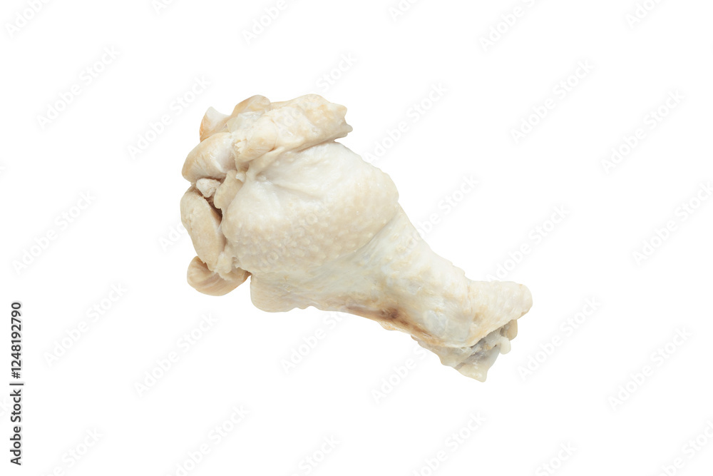 boiled chicken drumstick isolated on a transparent background boiled chicken drumstick isolated on a transparent background