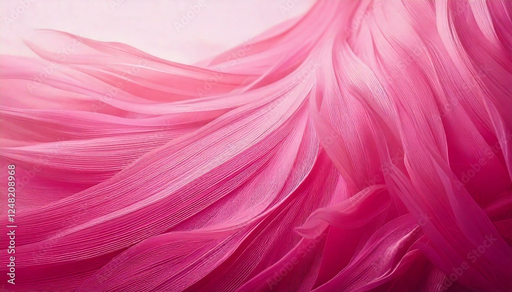 Fototapeta premium Background with gradient brushstrokes of light pink, blurred, white.