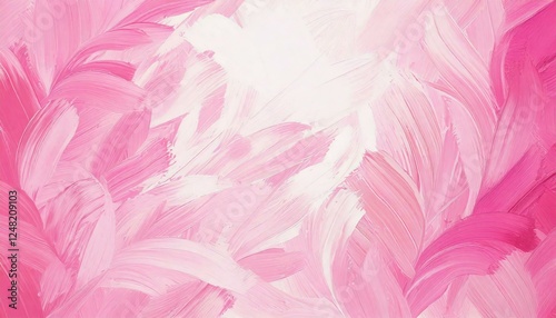 Background with gradient brushstrokes of light pink, blurred, white.