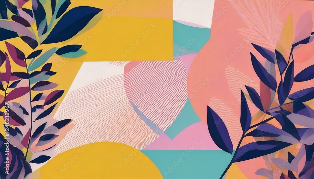 Naklejka premium abstract colorful background with butterflies