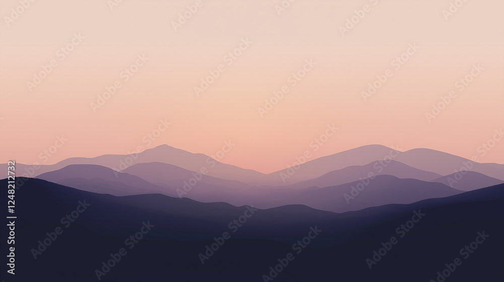 Obraz premium sunrise in mountains