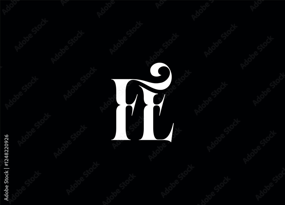 Monogram Initial Letters Logo Monogram Initial Letters Logo