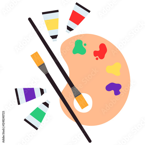 Art Tools Illustration