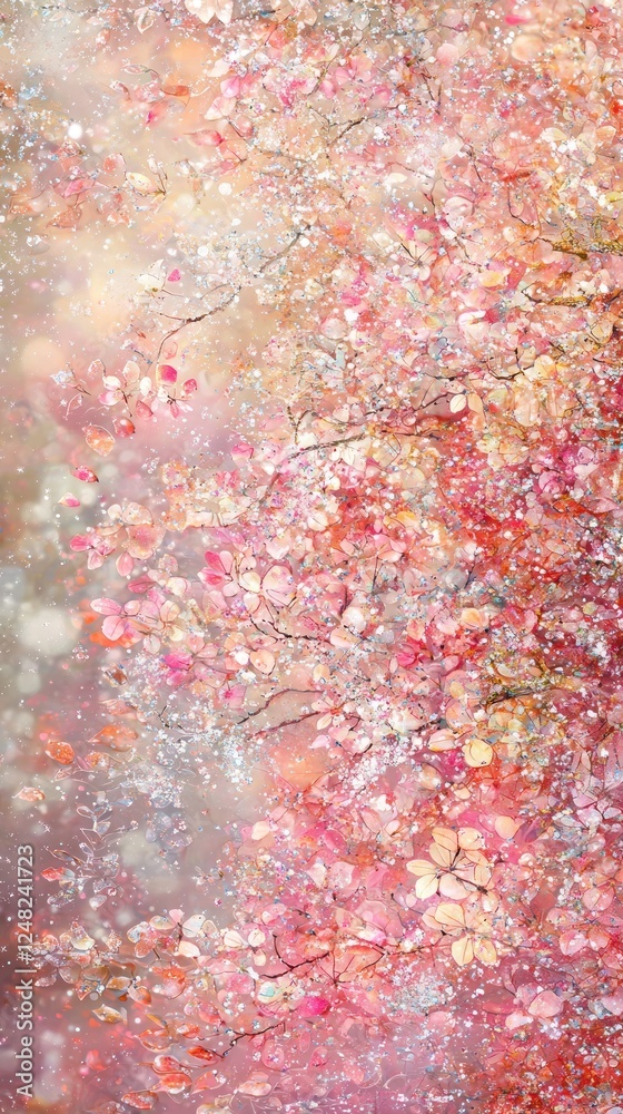 Autumn leaves bokeh background, soft focus, possible use for nature aesthetic Autumn leaves bokeh background, soft focus, possible use for nature aesthetic