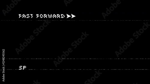 Fast Forward Film overlay with apha channel background