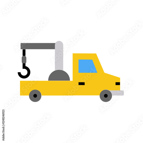 tow truck icon design	