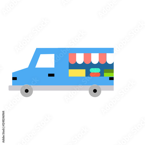 food truck icon design	