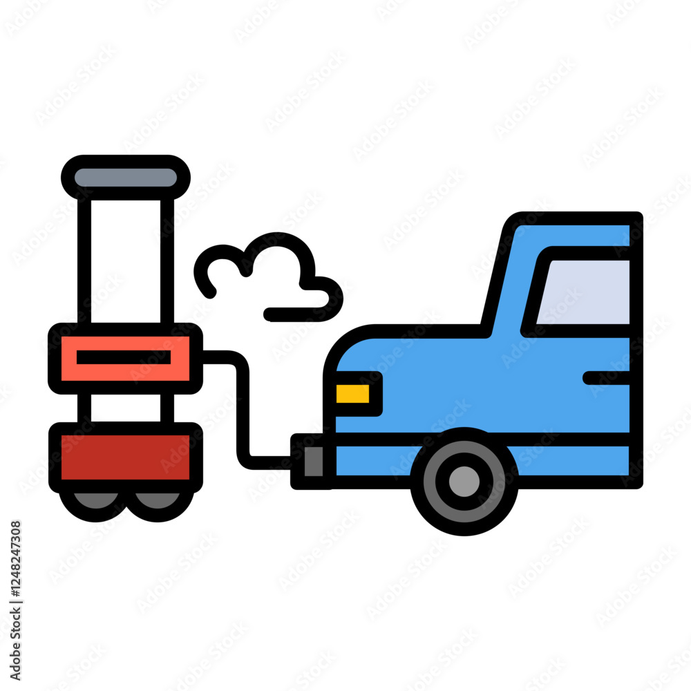 carbon emission icon design carbon emission icon design