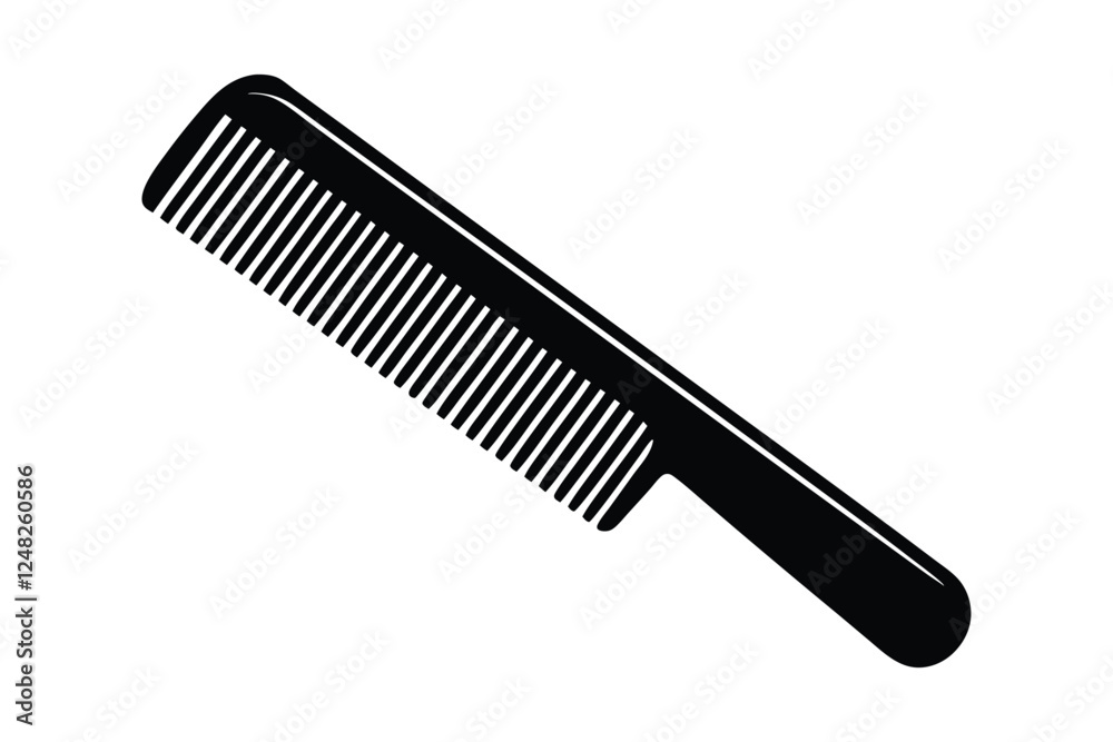 Silhouette of comb vector art illustration1.eps Silhouette of comb vector art illustration1.eps