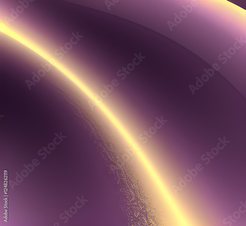 Violet and yellow art of abstract illusion of spiral with geometric shapes of pink and violet lines.Radial motion blur background.Long time exposure.Concept of cyber highway,hyperspace.generative ai