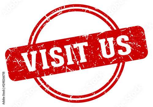 visit us stamp