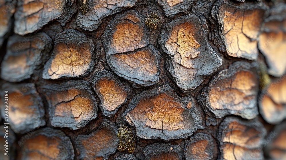 Close-up of charred tree bark showcasing unique textures and colors in a natural setting Close-up of charred tree bark showcasing unique textures and colors in a natural setting