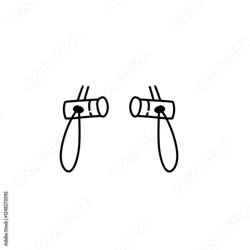 drawstring stop icon