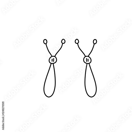 drawstring stop icon