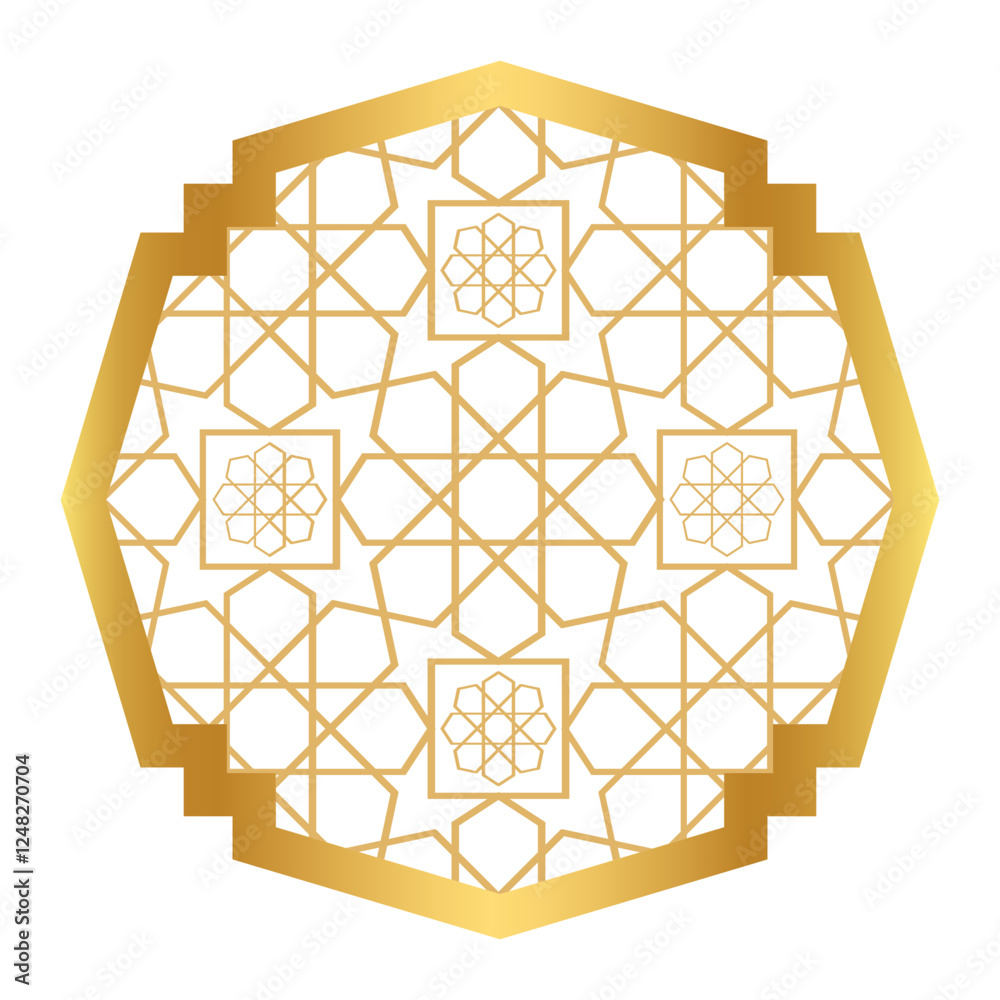 Islamic Mandala pattern Islamic Mandala pattern