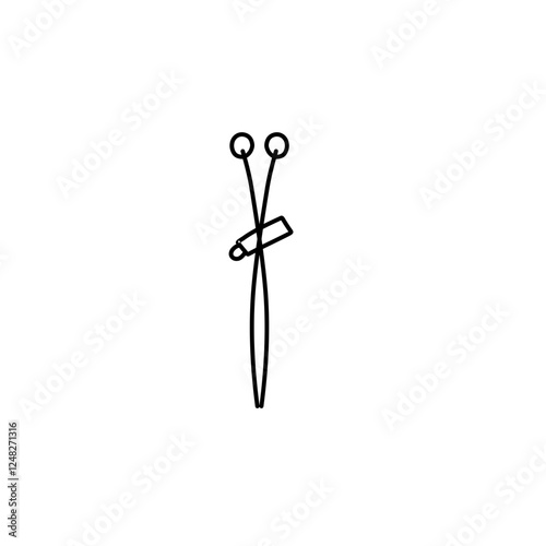 drawstring stop icon
