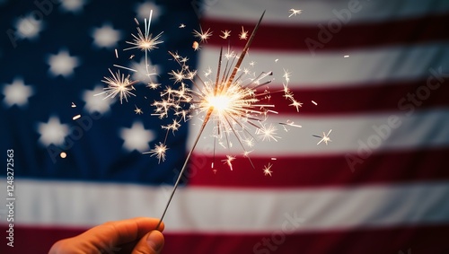 4th of July Sparkler | 300 PPI IMAGE